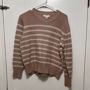 Liz Claiborne Taupe Knit Pullover